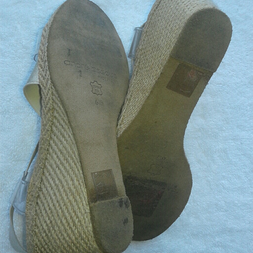 Andre Assous Espadrilles Wedge Sandals - Picture 2 of 5